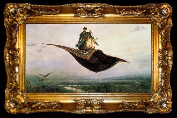 framed  Viktor Vasnetsov Flying Carpet 1880, ta009-2
